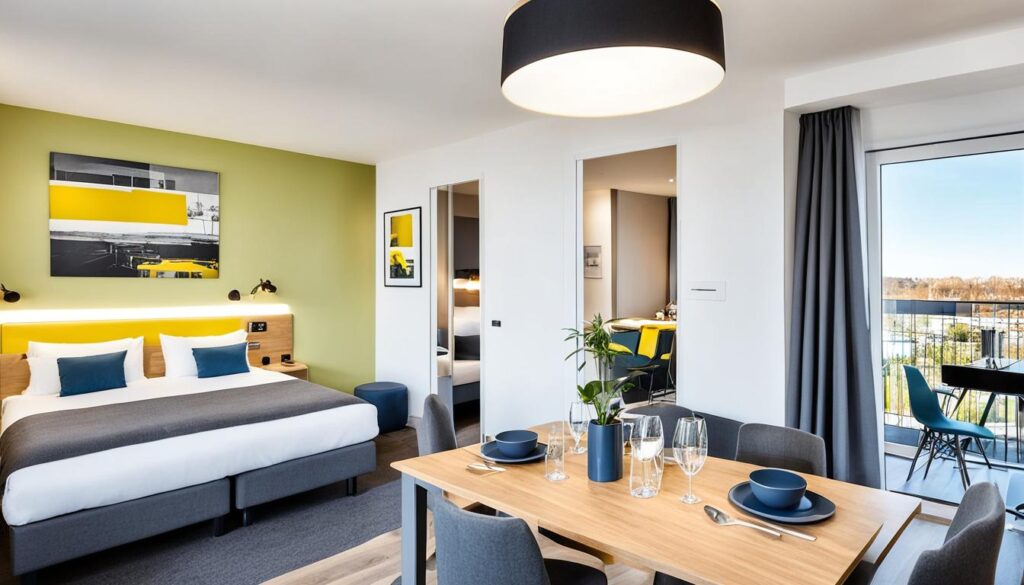 Family-friendly self-catering apartments at Staycity Paris Marne La Vallee Aparthotel