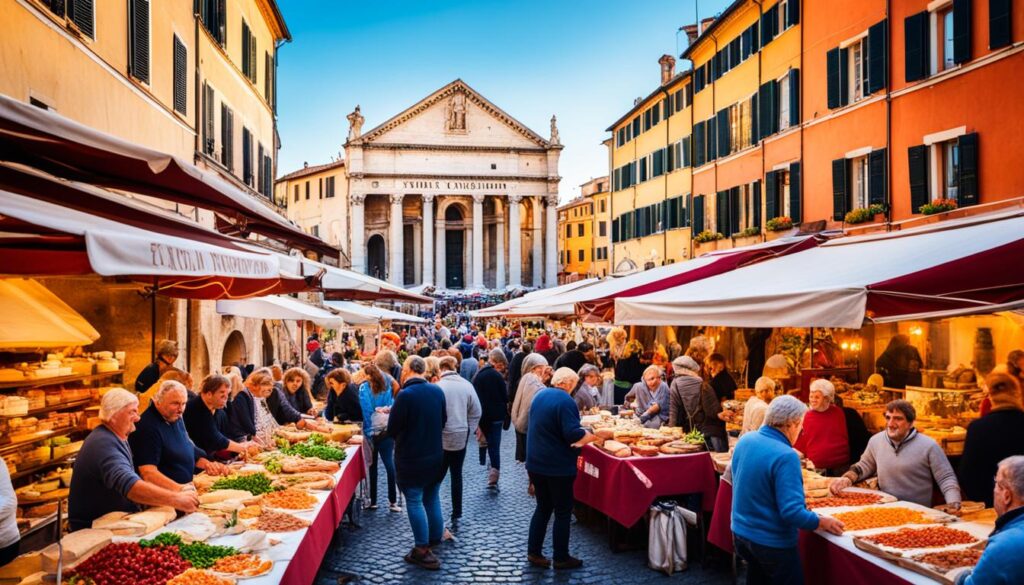 Food culture in Rome