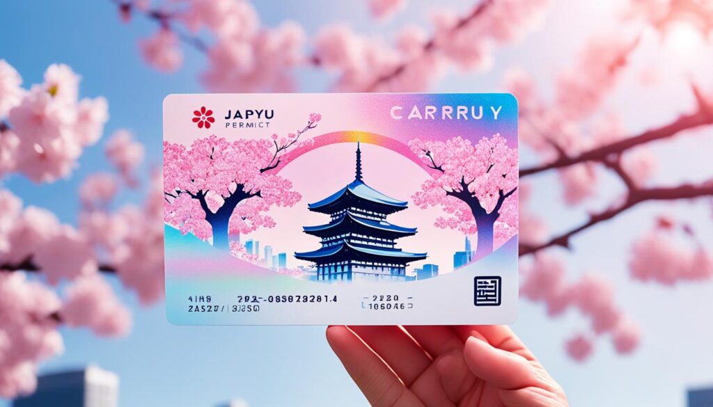 Japan Residence Permit Zairyu Card