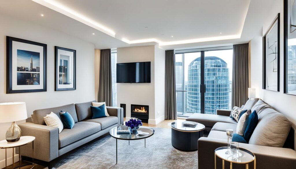 Serviced apartments in city center location at Canary Wharf