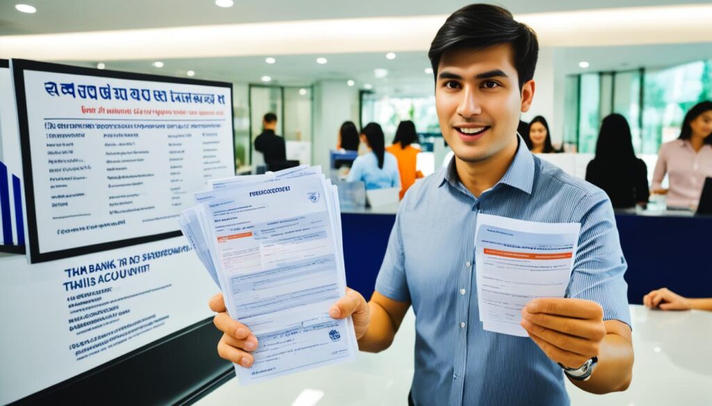 Thai bank account application process
