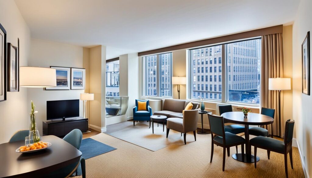 Times Square extended stay apartments