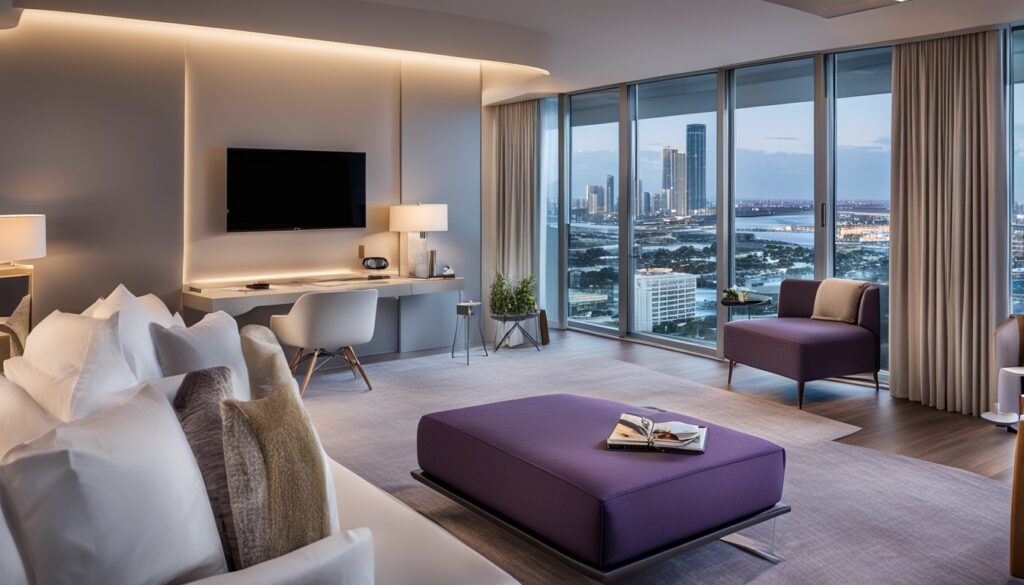 YotelPad Miami Aparthotel accommodations