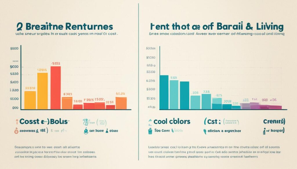 average rent vs cost of living