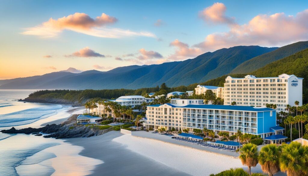 beachfront accommodations at Oceanfront Inn