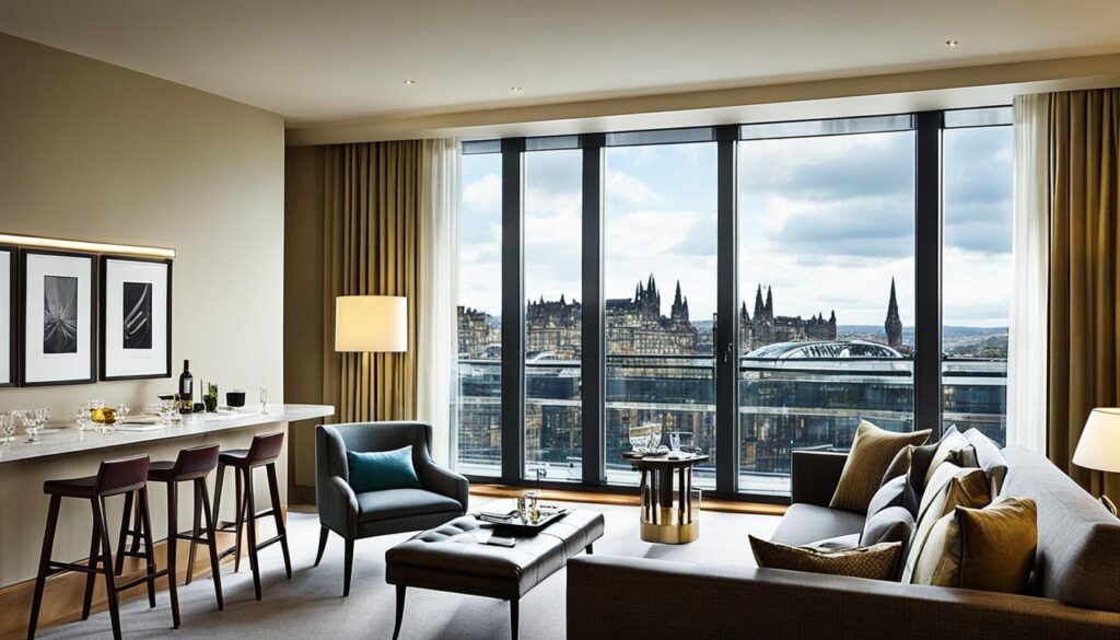 luxury accommodation Edinburgh