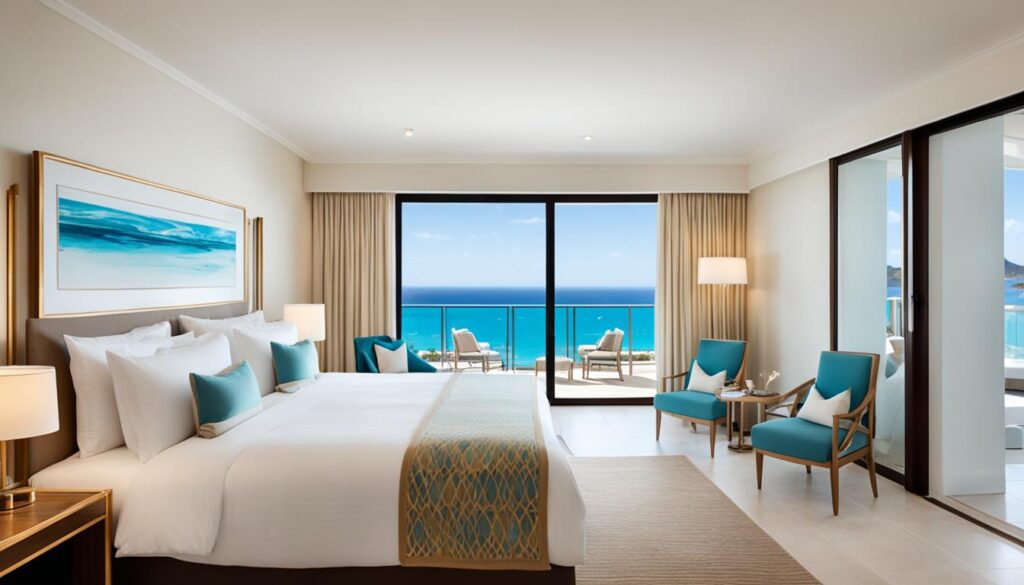 luxury accommodation at Cove St Martin's Aparthotel