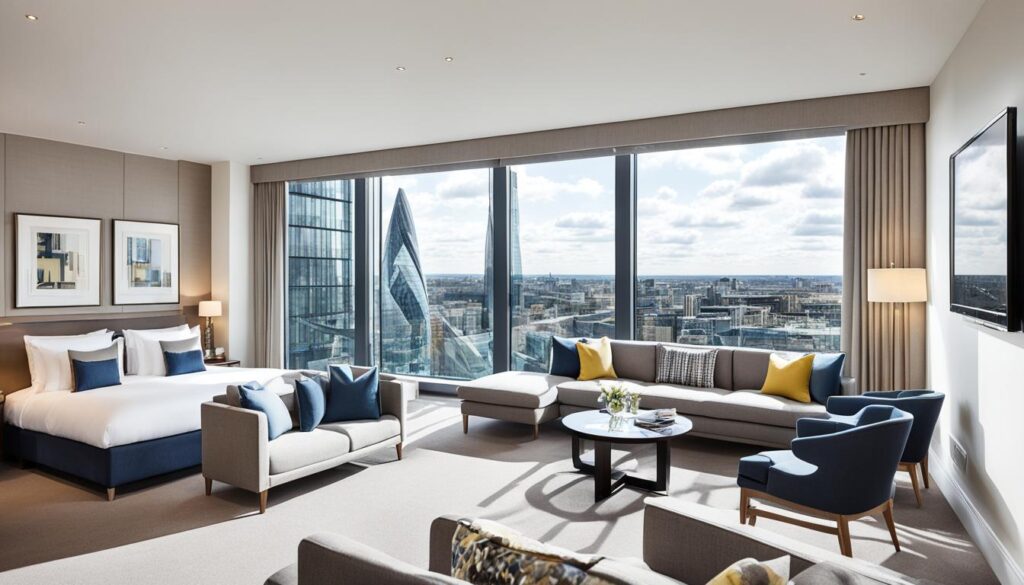 premium lodging near the City of London