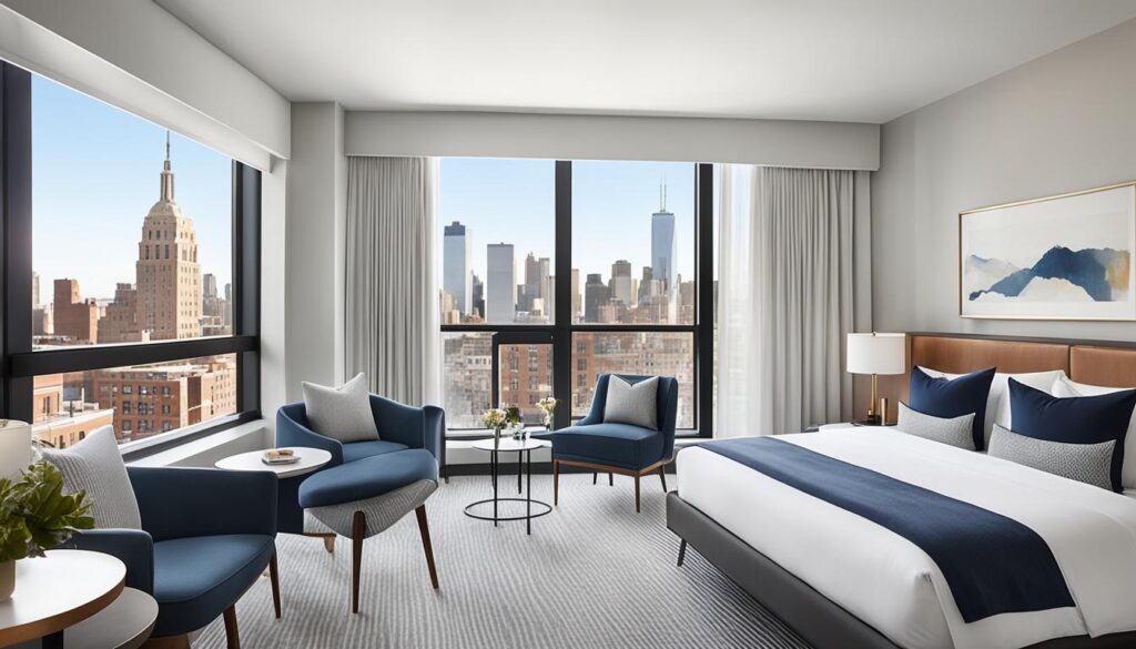 stylish accommodations near World Trade Center