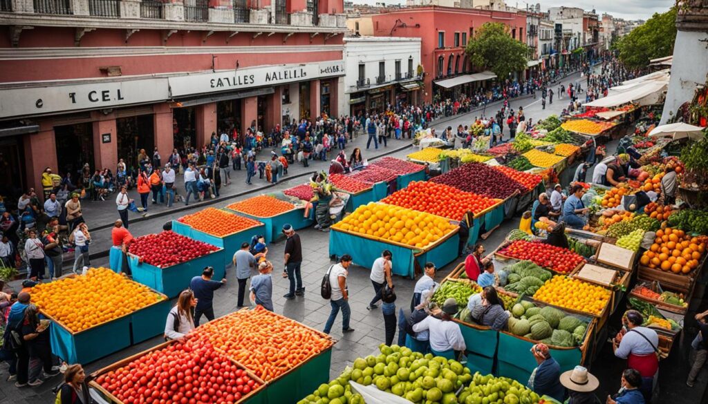 vibrant life in Mexico City