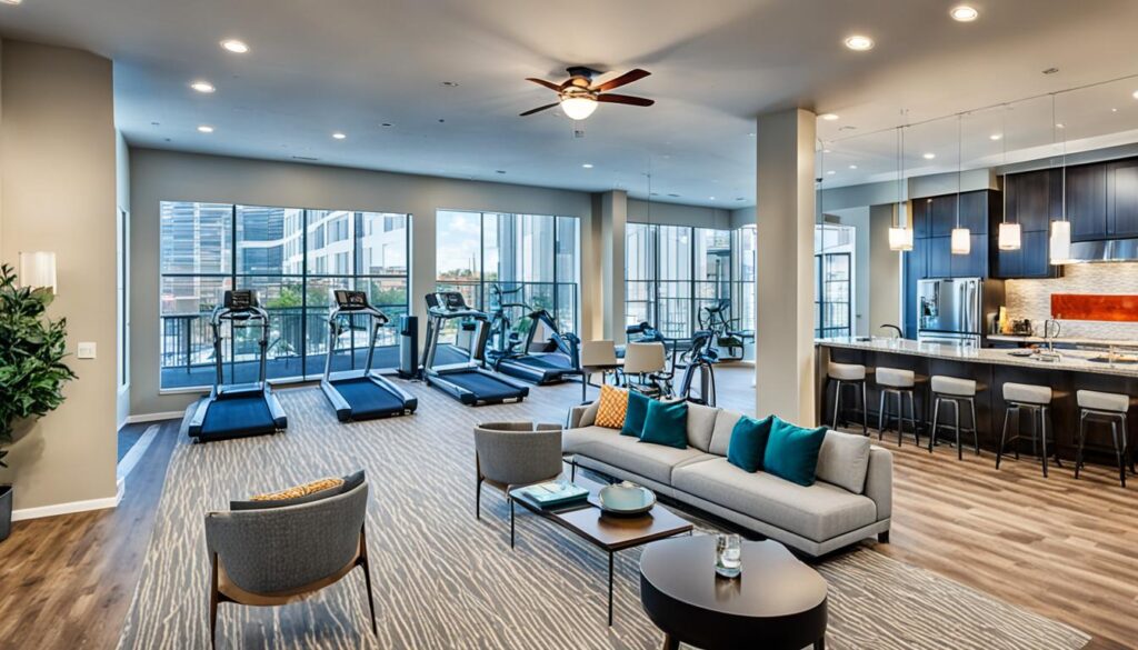 luxury extended stay accommodations Houston