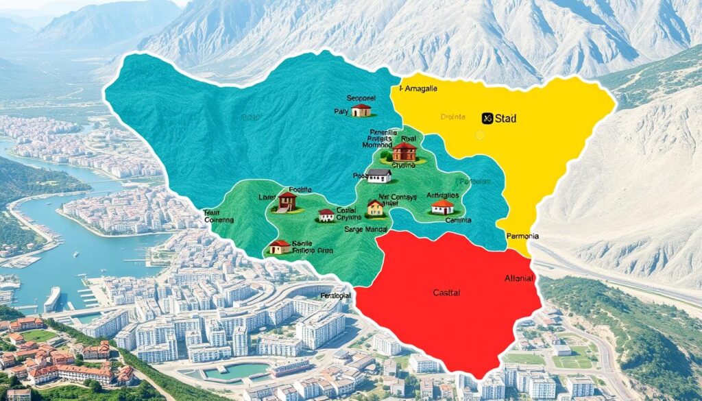 Albania housing market regional variations