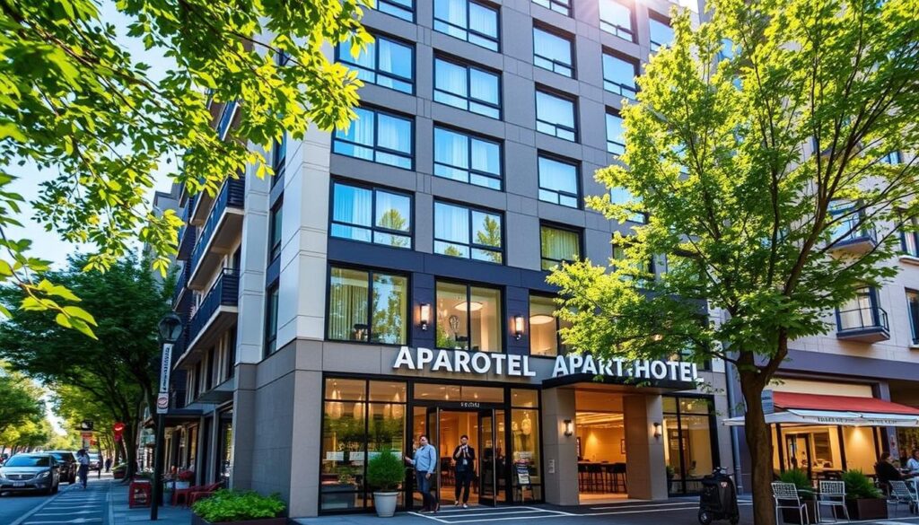 Aparthotel near city center