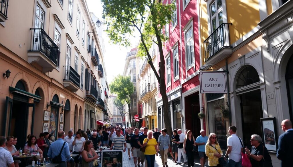 Chiado district Lisbon