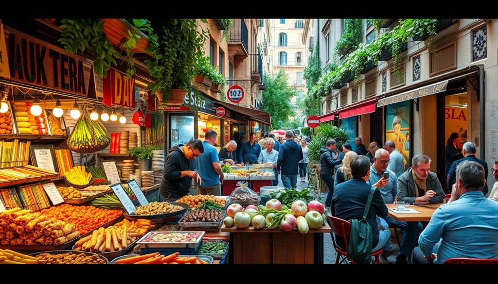 Gràcia neighborhood local gastronomy