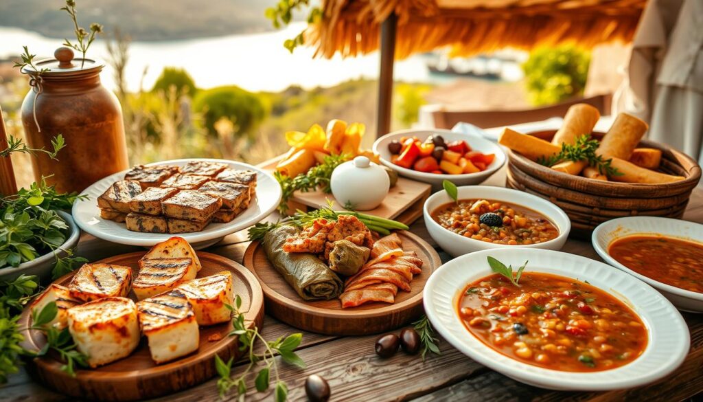 Greek flavors in Cypriot food