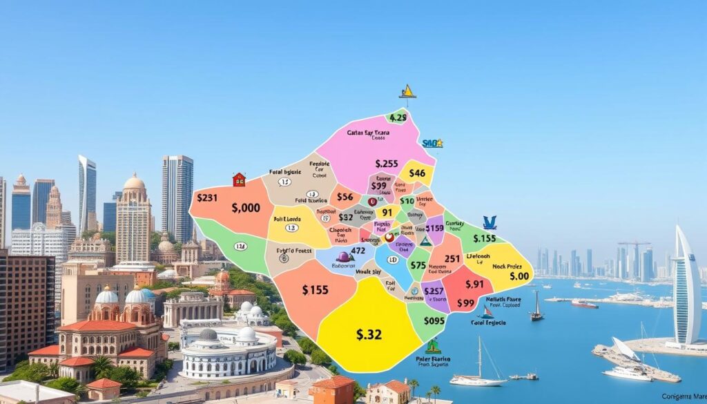 Location variability in Qatar housing market