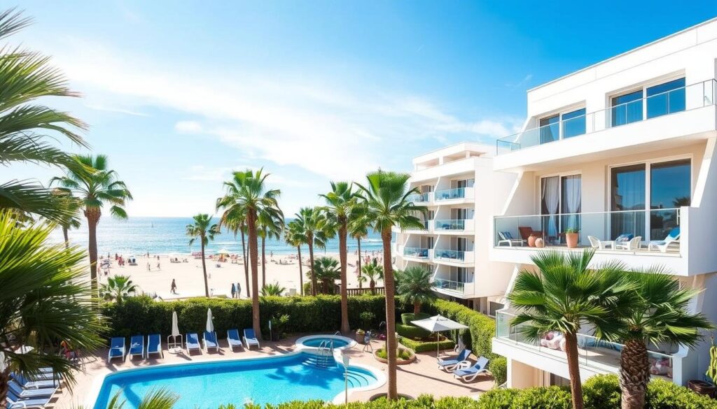 Luxmar accommodation with proximity to Levante Beach