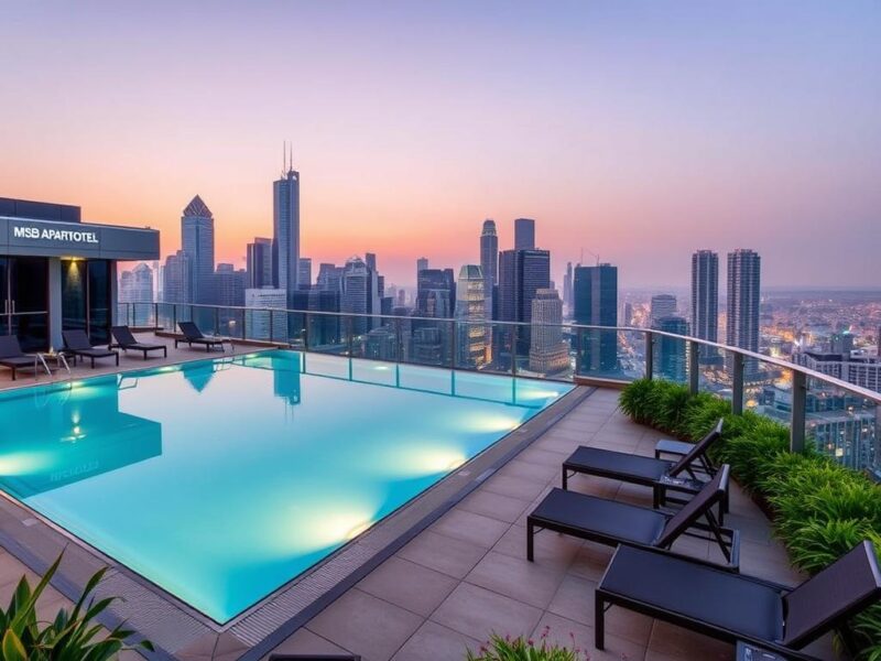 MSB Rooftop Pool City Center Aparthotel