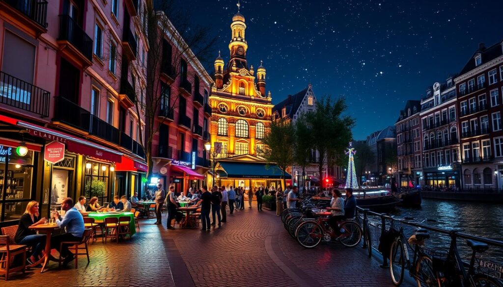 Nightlife in Barcelona and Amsterdam