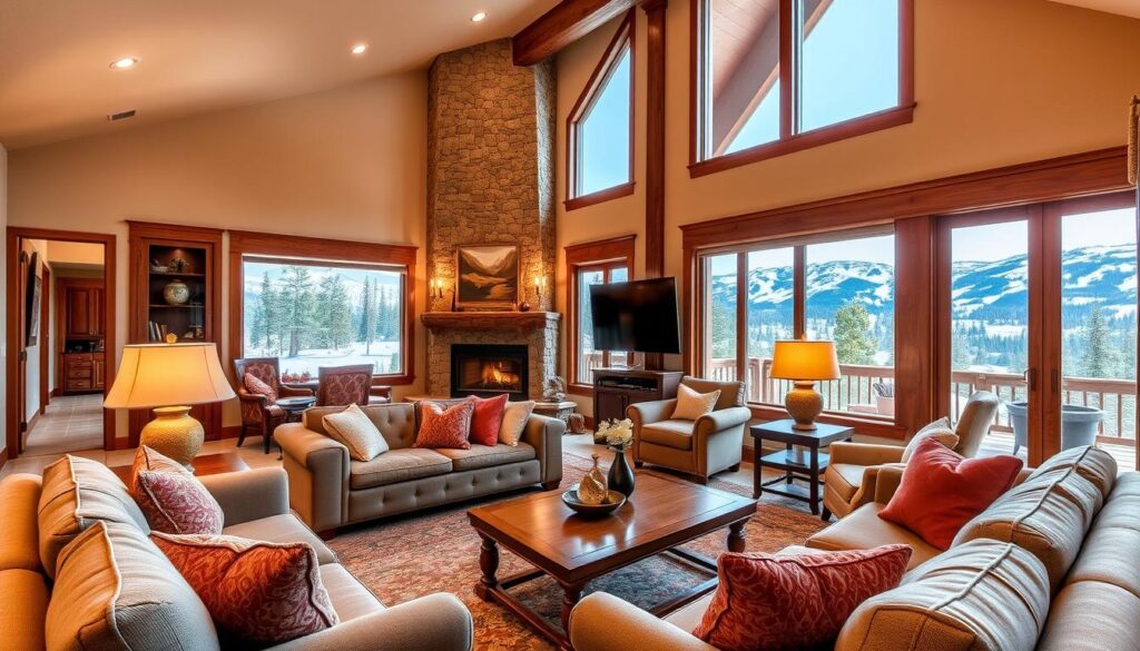 Sierra Nevada vacation rental interior showcasing luxury and comfort.