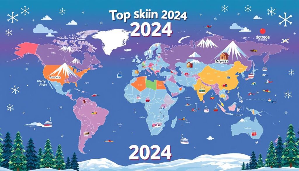 Skiing Map