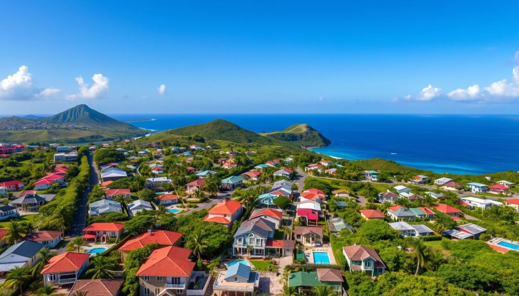 average house prices St Kitts & Nevis housing market