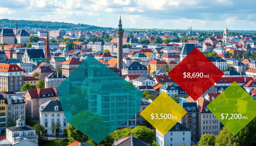 average prices per square meter