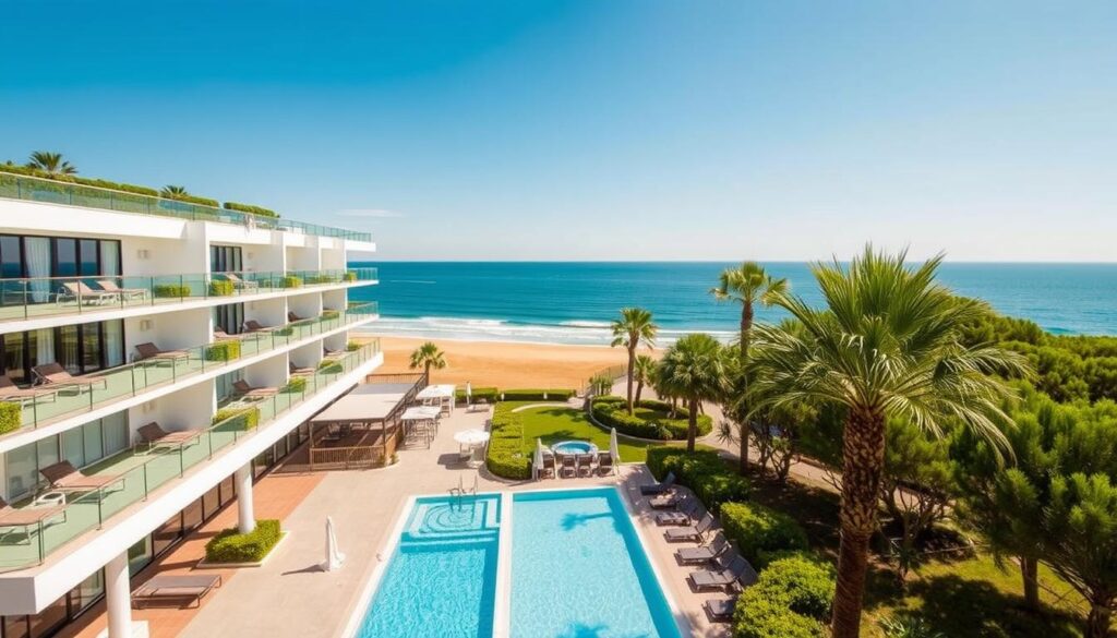 beachfront aparthotel Algarve