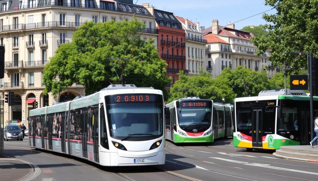 convenient public transport Lyon