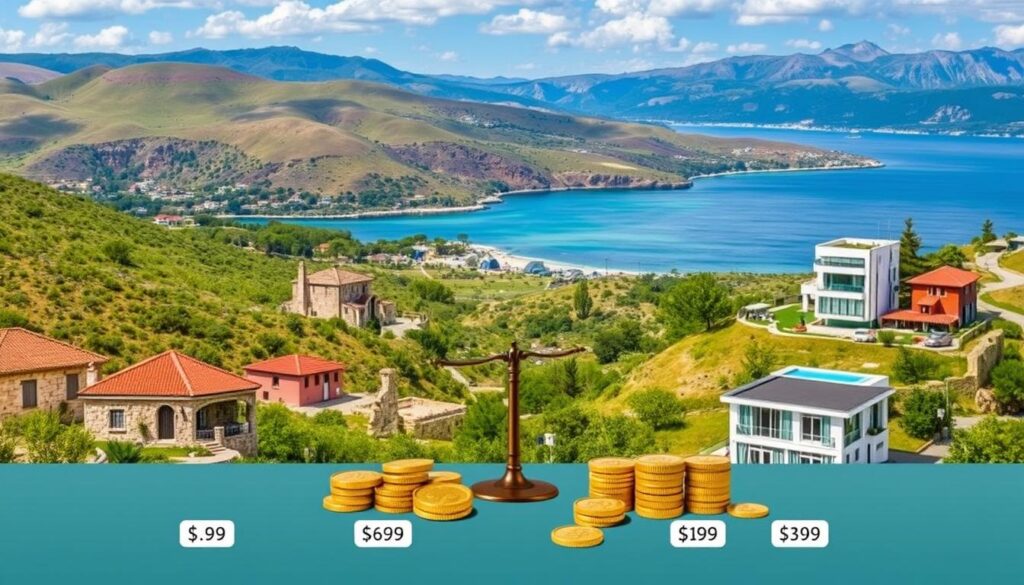 cost considerations and property prices in Albania