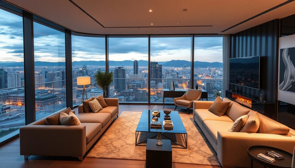 elegant living spaces in Santiago