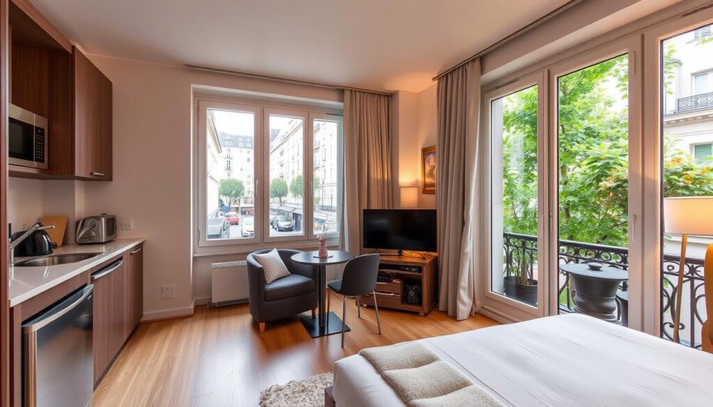 extended stay lodging in Paris