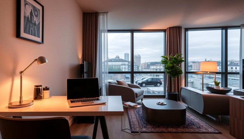 high-speed Wi-Fi and amenities for business travelers in serviced apartments Nantes