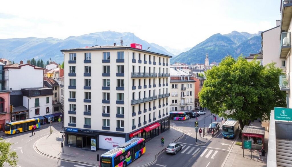 location and accessibility in Grenoble, France