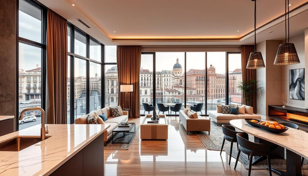 luxury accommodations in Madrid