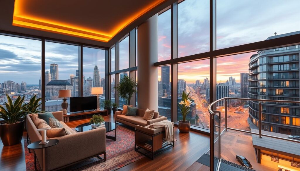 luxury accommodations in the city center