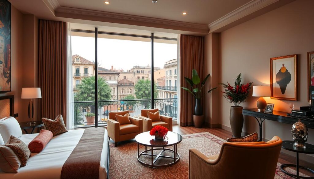 luxury suites in Triana neighborhood