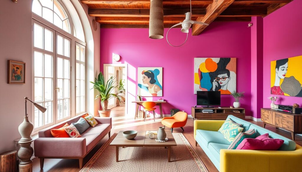 modern art-inspired rentals