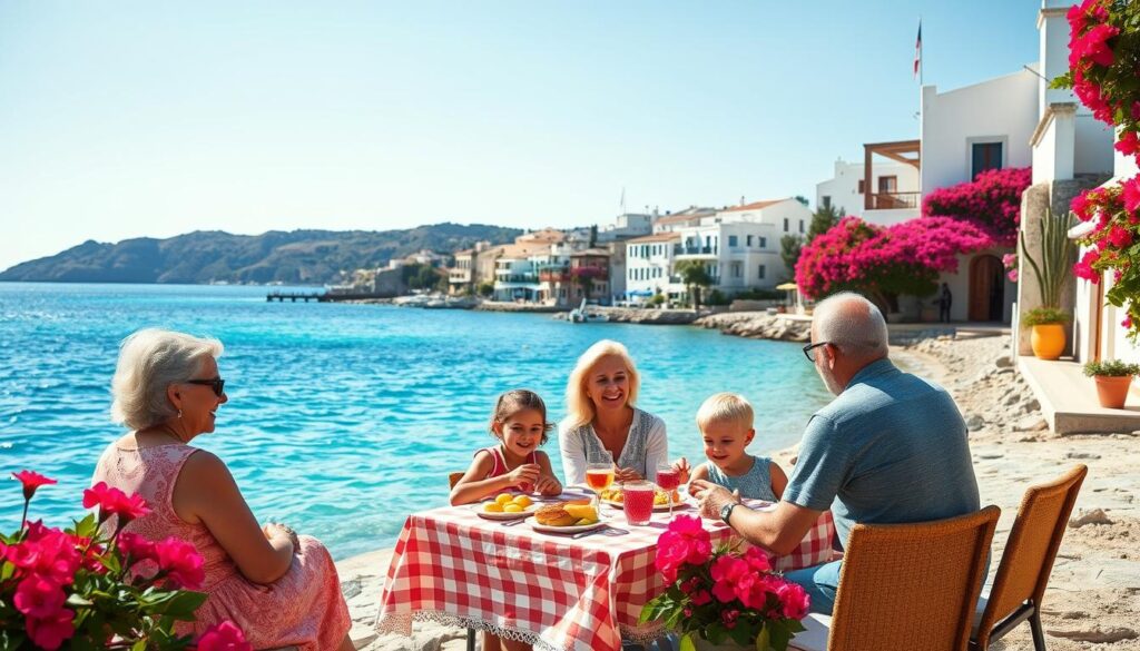 multi-generational travel in Greece