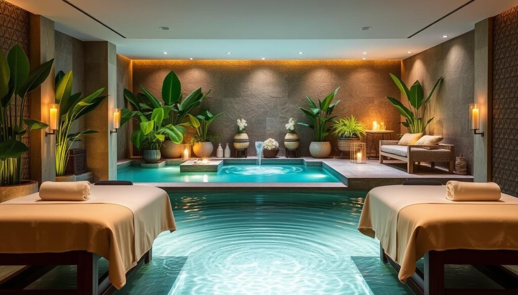 relaxation spa at Spa del Palacete Aparthotel