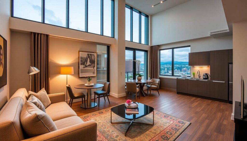 stylish serviced apartments in a top-rated aparthotel Pozuelo