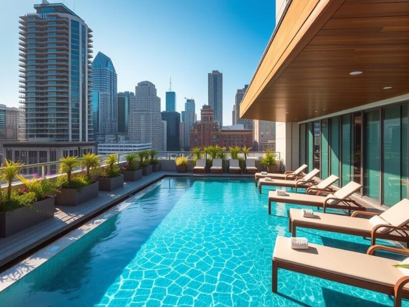 MSB Rooftop Pool City Center Aparthotel