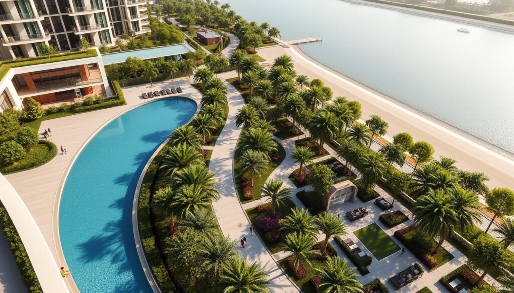 Amenities rich property development in Wasl Properties Park Views Residences