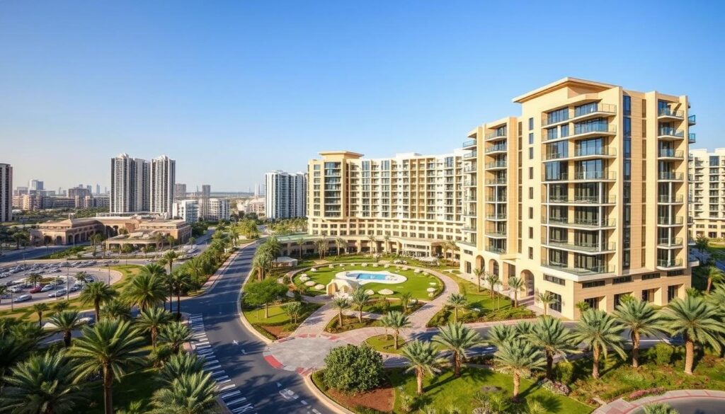 Binghatti Orchid location in Jumeirah Village Circle