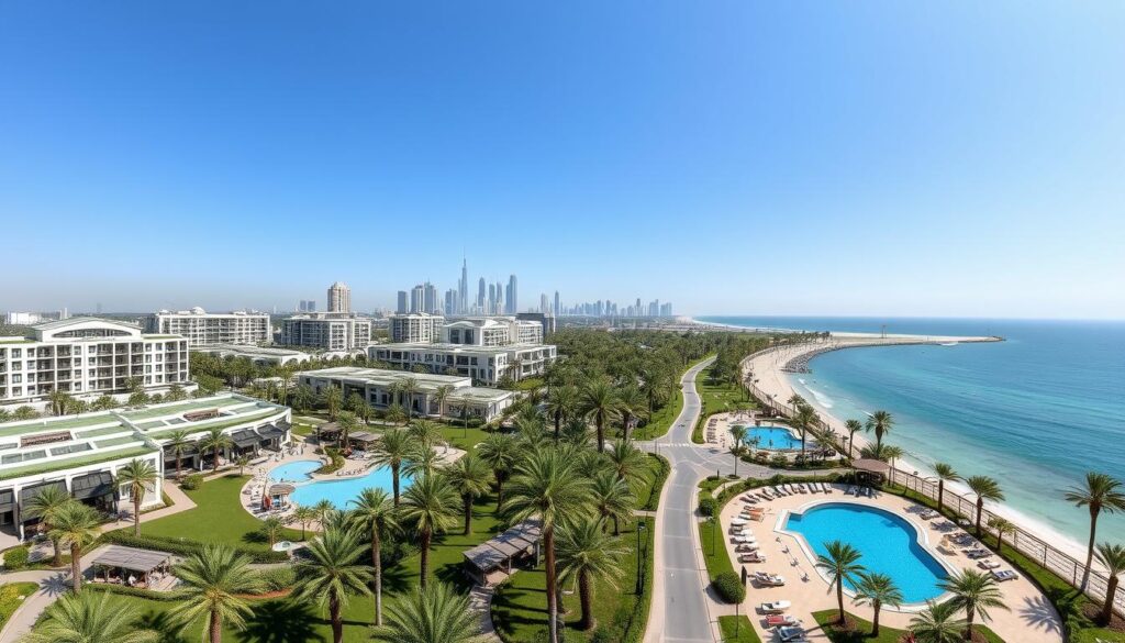 Dubai offshore property investment community amenities lifestyle offerings