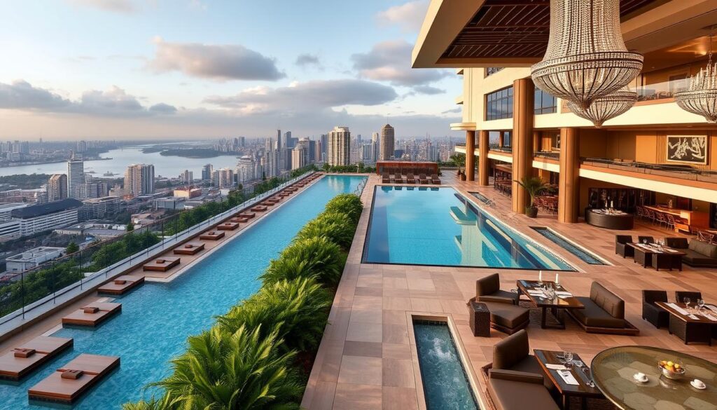 Luxury amenities at One Park Central