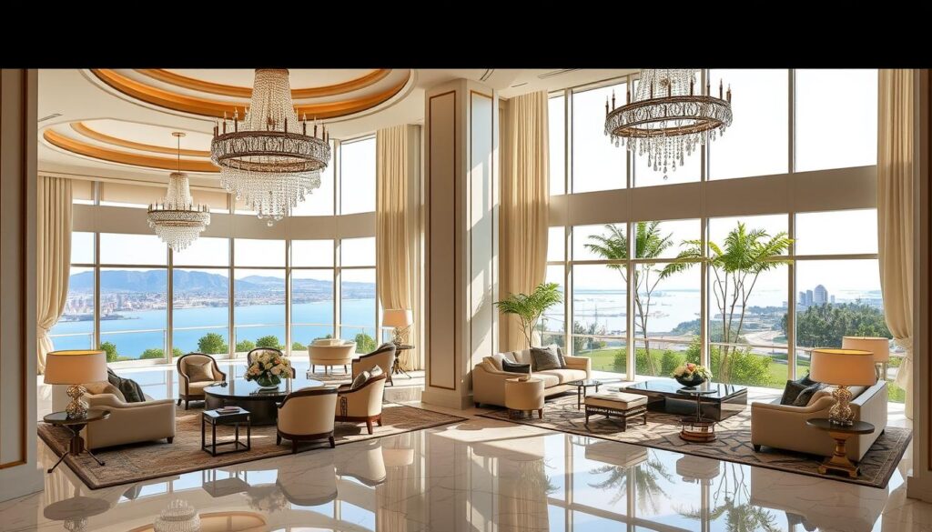 Luxury living spaces at Royal Residences