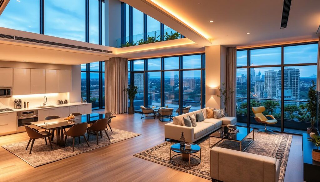 Luxury living spaces at VOS Residences