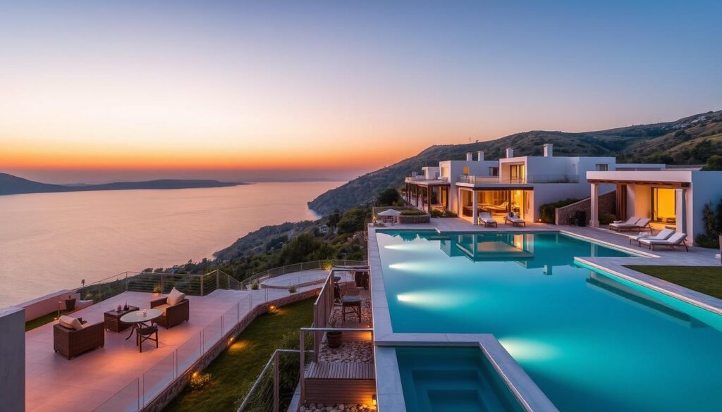 Skyros island luxury housing